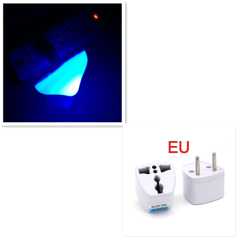 LED Night Light Mushroom Wall Socket Lamp with Sensor