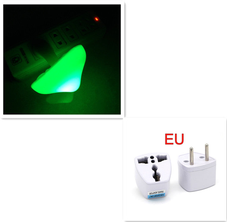 LED Night Light Mushroom Wall Socket Lamp with Sensor